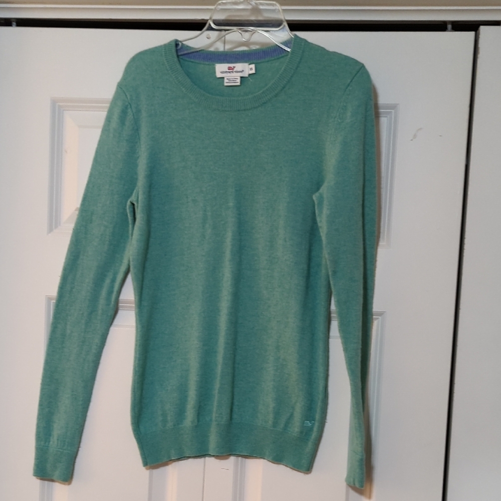 Vineyard Vines Green Crew Neck Sweater